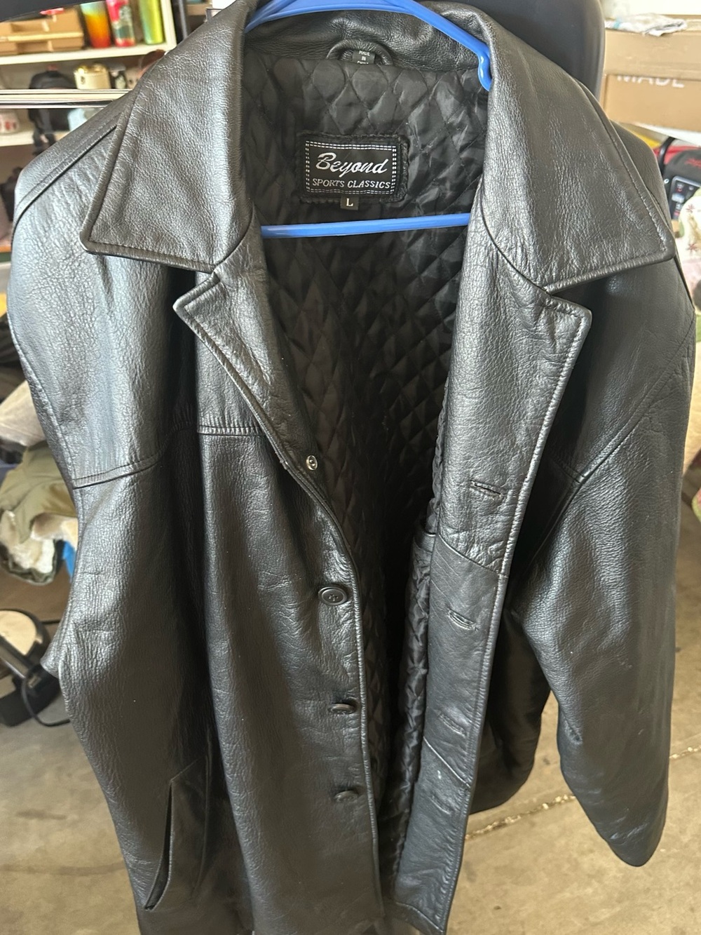 Beyond Sports Classics leather Jacket - Black